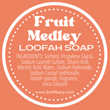 Load image into Gallery viewer, FRUIT MEDLEY LOOFAH SOAP BAR