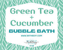 Load image into Gallery viewer, GREEN TEA + CUCUMBER BUBBLE BATH