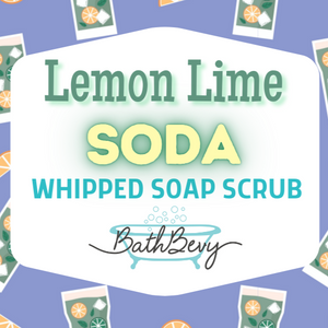 LEMON LIME SODA WHIPPED SOAP SCRUB
