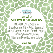 Load image into Gallery viewer, LEMONGRASS SHOWER STEAMERS (SET OF 2)