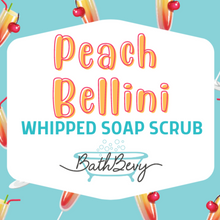 Load image into Gallery viewer, PEACH BELLINI WHIPPED SOAP SCRUB