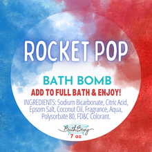 Load image into Gallery viewer, ROCKET POP BATH BOMB
