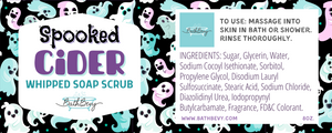 SPOOKED CIDER WHIPPED SOAP SCRUB