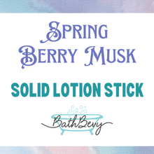 Load image into Gallery viewer, SPRING BERRY MUSK SOLID LOTION STICK