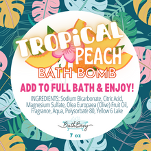 Load image into Gallery viewer, TROPICAL PEACH BATH BOMB